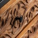 Vitrina rústico Kingdom madera marrón y cristal