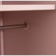 Armario Ustran metal rosa 2 puertas