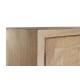 Armario Aldair madera y ratán natural 2 puertas 1 cajón