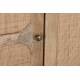 Aparador Aldair madera y ratán natural 4 puertas