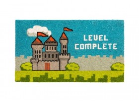 Felpudo entrada Mario Castle nivel completado
