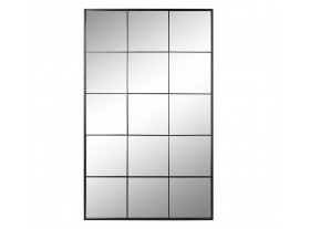 Espejo pared Ventana metal negro 90x150