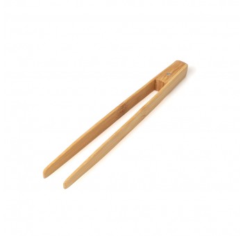 Pinza bambú para tostadas o sushi en blister