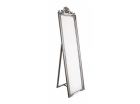 Espejo de suelo clásico 45x180 plata envejecido