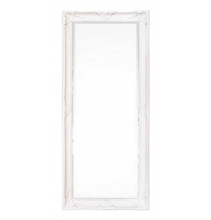 Espejo pared Crigmol blanco roto envejecido 80x180