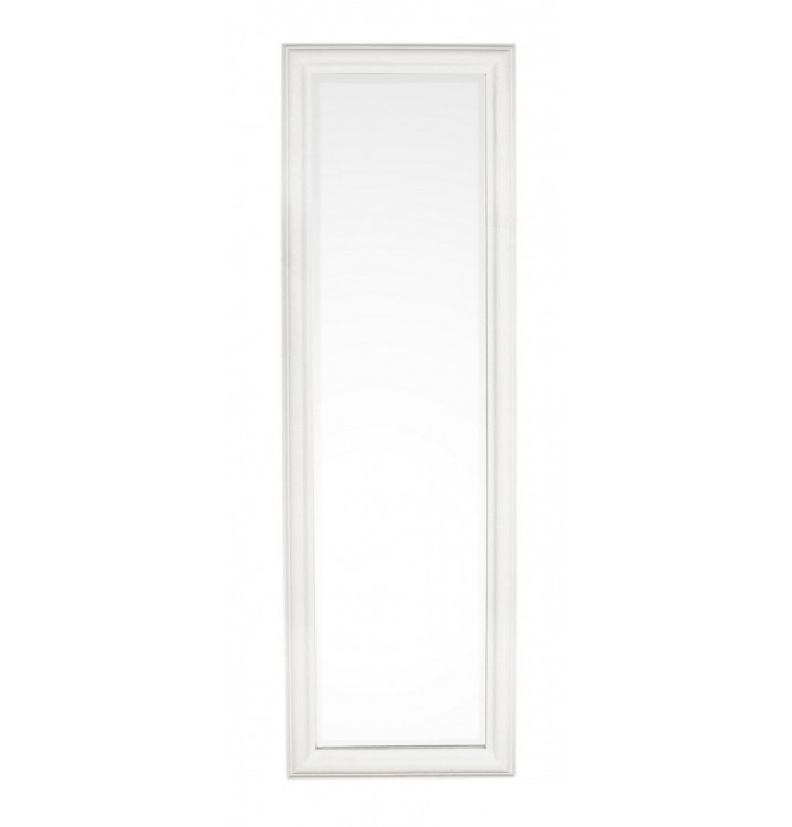 Espejo de pared Norzat blanco 42X132
