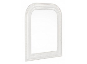 Espejo ovalado Straaccels blanco envejecido 50x60