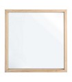 Espejo pared Ussuds 52X52 madera natural