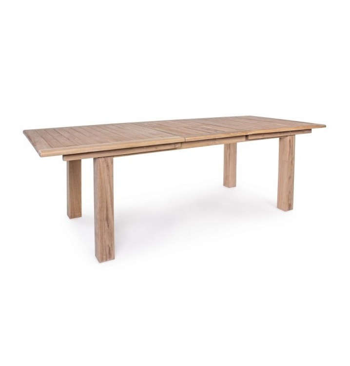 Mesa comedor extensible Draai madera de teca 180-240X100