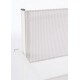 Silla terraza Blaxtor aluminio blanco 55x59x86