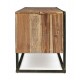 Mueble Tv 2 puertas y un cajón akacija madera de acacia 145x50