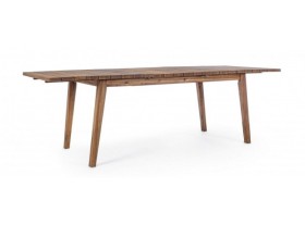 Mesa de comedor extensible Alyva madera de acacia180/240X90