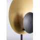 Lámpara de mesa Ugzens metal negro y dorado