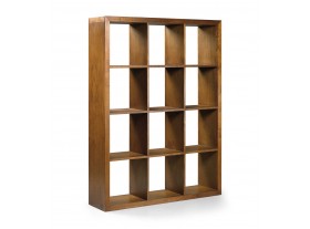 Libreria Kasatha combi 12 compartimentos madera mindi