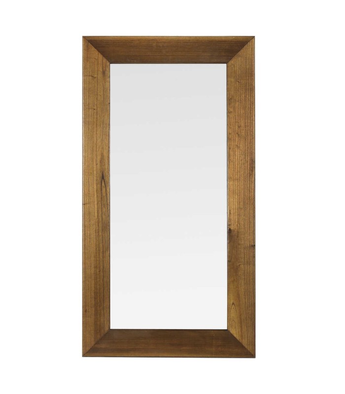Espejo Kasatha rectangular madera mindi