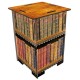 Taburete madera desmontable libros