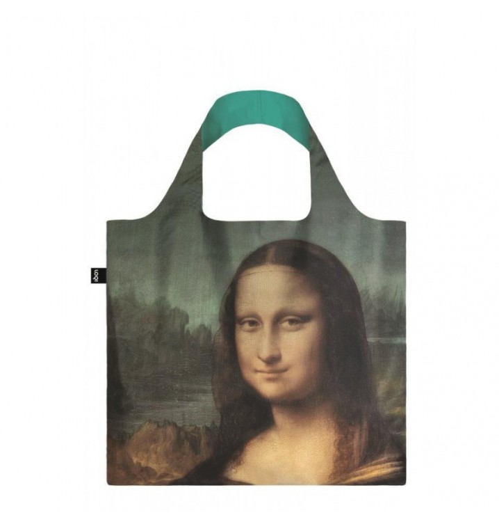 Bolsa de la compra plegable Leonardo Da Vinci Mona Lisa