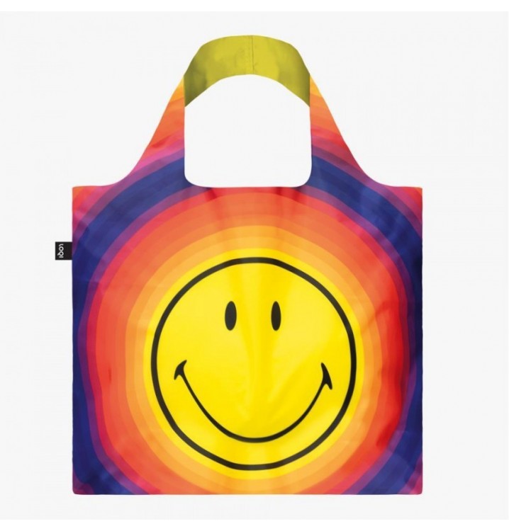 Bolsa de la compra plegable Smile Rainbow Capsule