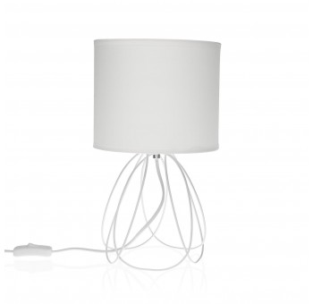 Lámpara de mesa Qimoill blanca