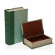 Caja libro verde clásica surtida