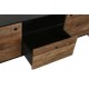 Mueble tv Girelli pino madera reciclada 2 puertas 1 cajón 1 cajonera