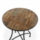 Juego mesa y 2 sillas Duldoll madera vintage