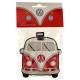 Etiqueta identificador maleta Volkswagen Camper roja
