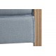 Cabecero cama Kalto lino rubberwood azul grande