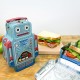 Fiambrera lunch box metal Robot