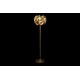 Lámpara suelo Cubit metal dorado detalle geométrico