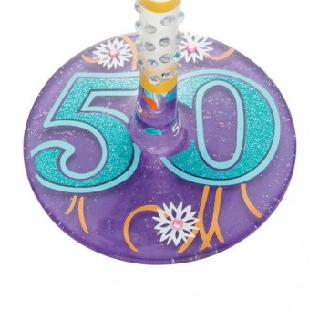 Copa vino Lolita 50 años cumpleaños
