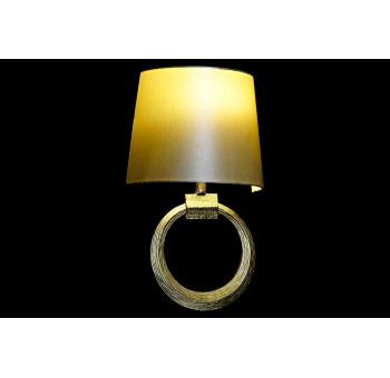 Lámpara aplique Llamel aluminio dorado