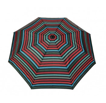 Paraguas plegable rayas multicolor surtido