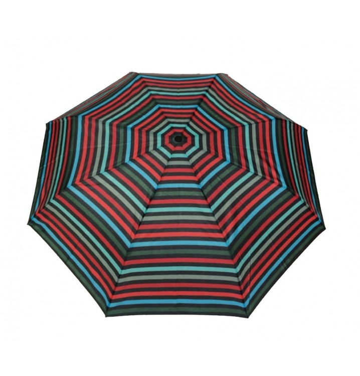 Paraguas plegable rayas multicolor surtido