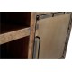 Aparador Aputsiaq madera reciclada metal óxido 2 puertas 3 cajones