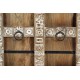 Armario indio Arnaq madera natural 2 puertas