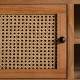 Mueble Tv Moacir madera y rejilla de ratán