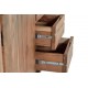 Aparador Nanuk madera acacia 3 cajones 2 puertas