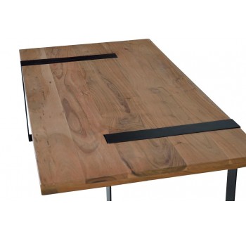 Mesa de centro Halit madera acacia rectangular
