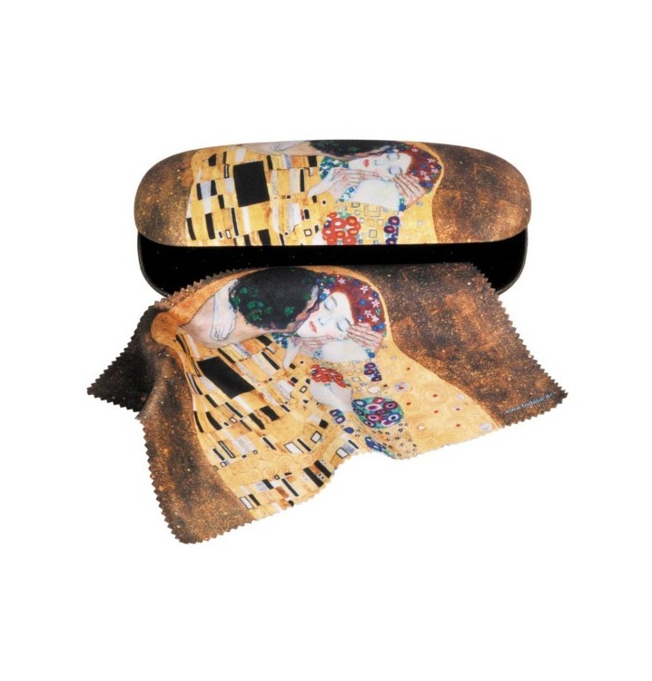 Funda estuche gafas con paño Gustav Klimt El Beso