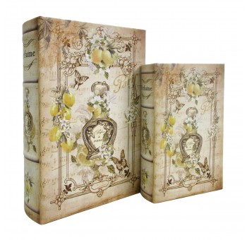 Caja libro decoración Perfume clásico