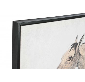 Cuadro Horsety lienzo ps abstracto caballo enmarcado set 3