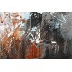 Cuadro Pradeh lienzo ps abstracto multicolor