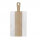 Tabla de cortar en mármol y bambú