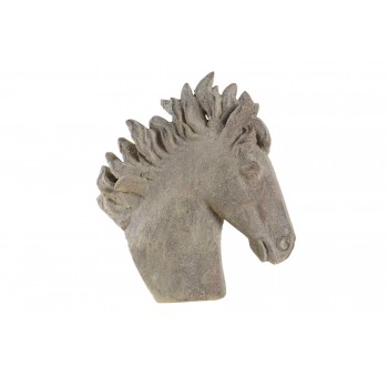 Figura Muns resina gris caballo