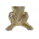 Figura Dogell resina perro bandeja dorado