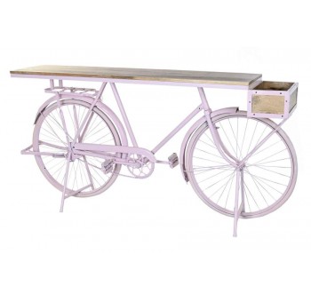 Consola Bicicleta rosa vintage