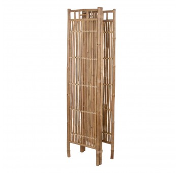 Biombo 3 paneles Tryphon bambú natural