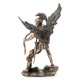 Figura Arcangel Uriel resina bronce