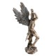 Figura Arcangel Uriel resina bronce